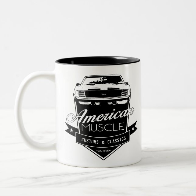 Amerikanischer Muskel Camaro Zweifarbige Tasse (Links)