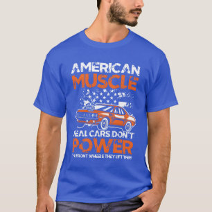 Amerikanischer Muskel Echte Autos fahren nicht mit T-Shirt
