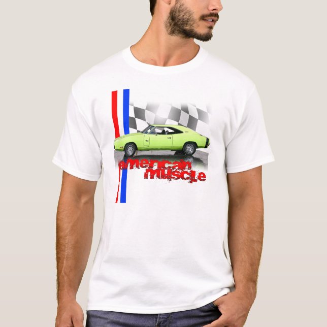 Amerikanischer Muskel-Ladegerät-T - Shirt (Vorderseite)