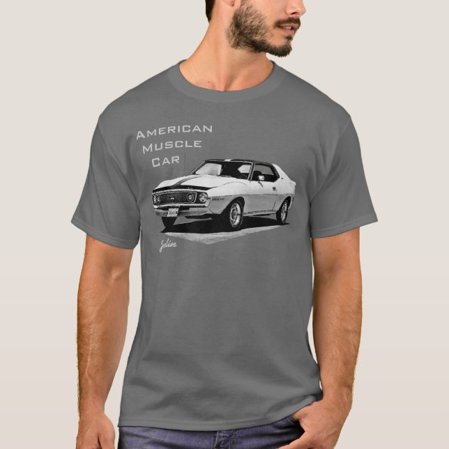 Amerikanischer Muskel-Speer T-Shirt (Vorderseite)