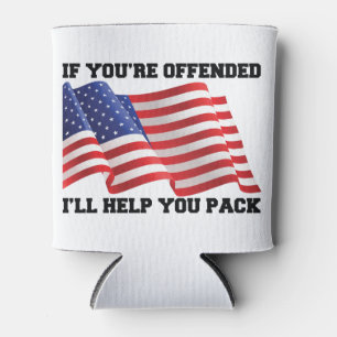 Amerikanischer Patriot Dosenkühler
