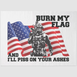 Amerikanischer Patriot Seidenpapier