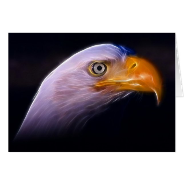 Amerikanischer patriotischer Weißkopfseeadler, (Vorderseite (Horizontal))