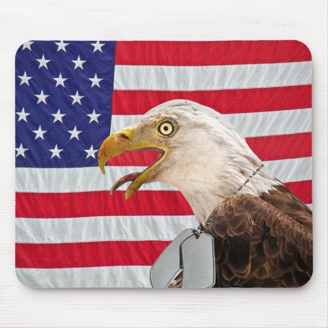Amerikanischer Patriotismus Mousepad (Vorne)