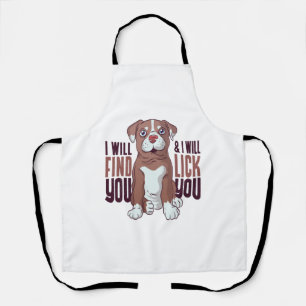 Amerikanischer Pit Bull Terrier Welpe Hund Schürze
