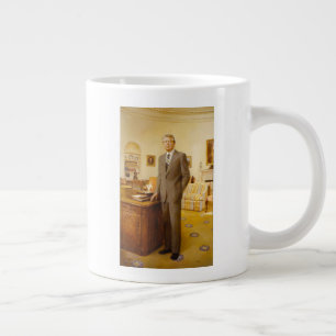 Amerikanischer Präsident James Earl Carter Oval Of Jumbo-Tasse