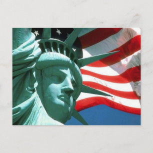 AMERIKANISCHER PRIDE POSTKARTE