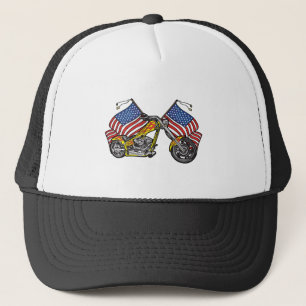 Amerikanischer Radfahrer-Chopper Truckerkappe