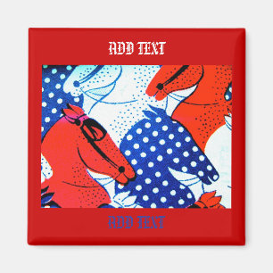 Amerikanischer Reiterpferdemagnet Magnet