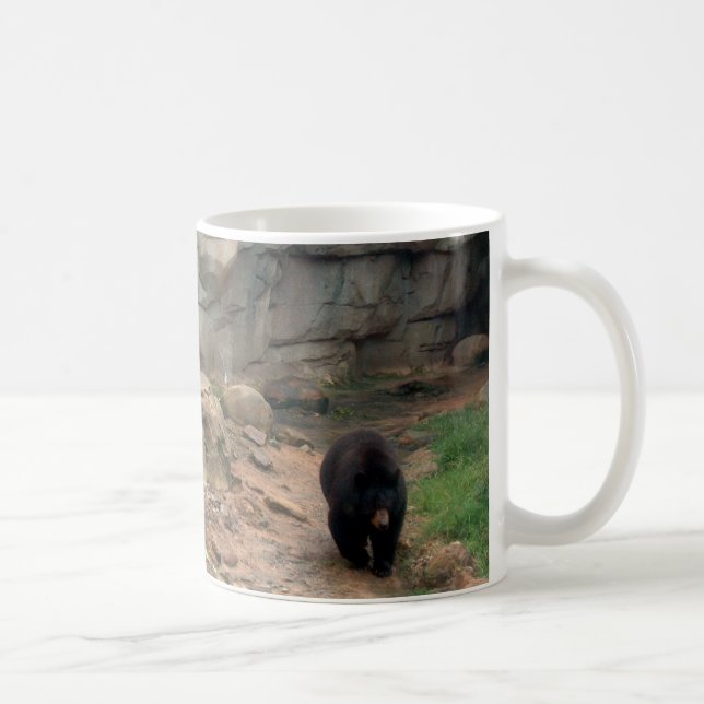 Amerikanischer Schwarzbär Kaffeetasse (Rechts)