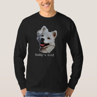Amerikanischer schwarzer langer Hülsen-EskimoT - T-Shirt