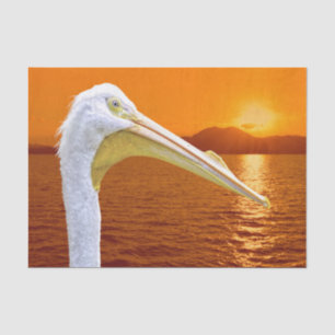 Amerikanischer Sonnenuntergang auf dem Weißen Peli Seidenpapier