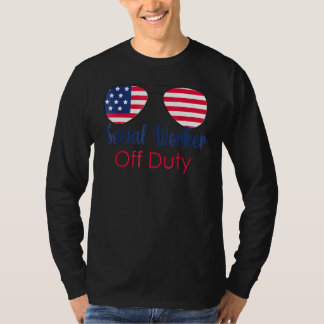Amerikanischer Sozialarbeiter Außer Dienst Am Letz T-Shirt