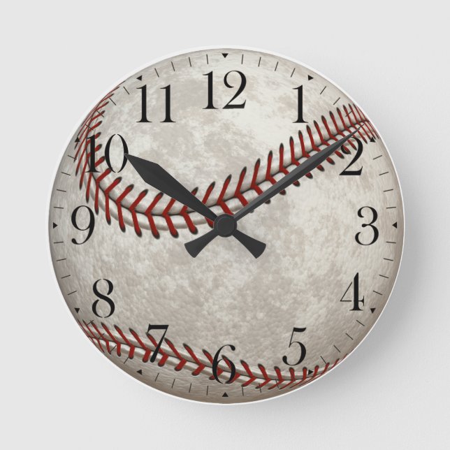 Amerikanischer Sport Hinter-Zeit des Runde Wanduhr (Vorderseite)