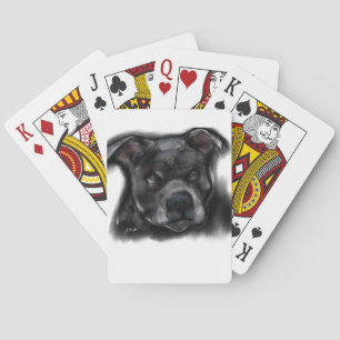 Amerikanischer Staffordshire Terrier Spielkarten