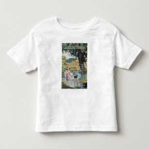 Amerikanischer Stahl-u. des Draht-Co Zaun-Teich Kleinkind T-shirt