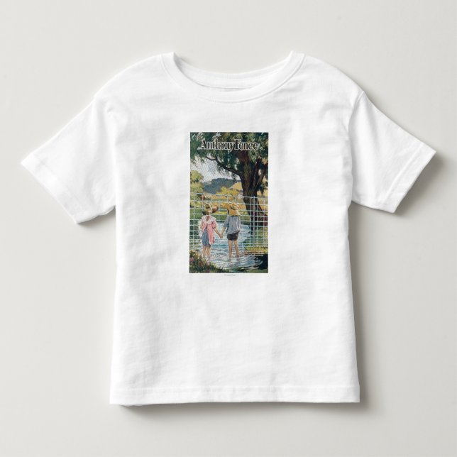 Amerikanischer Stahl-u. des Draht-Co Zaun-Teich Kleinkind T-shirt (Vorderseite)