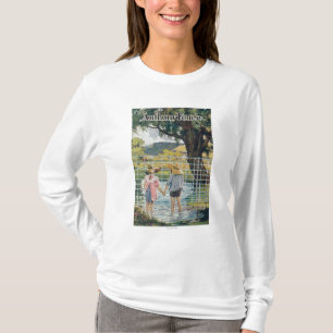 Amerikanischer Stahl-u. des Draht-Co Zaun-Teich T-Shirt