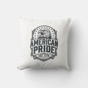 Amerikanischer Stolz Adler Vintage Patriotisches S Kissen