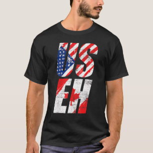 Amerikanischer Stolz-Ahornblättriger Leaf Useh Usa T-Shirt