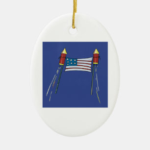 Amerikanischer Stolz Keramikornament