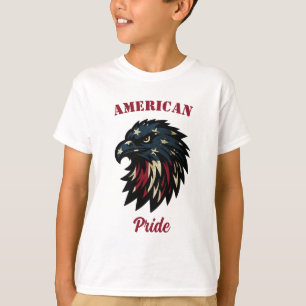 Amerikanischer Stolz, Patriotischer Weißer Adler T-Shirt