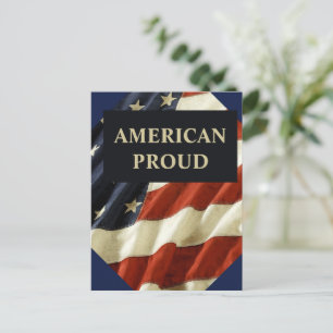 AMERIKANISCHER STOLZ POSTKARTE