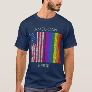 Amerikanischer Stolz verblasst die amerikanische R T-Shirt