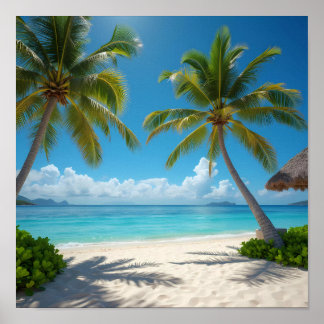 Amerikanischer Strand Poster