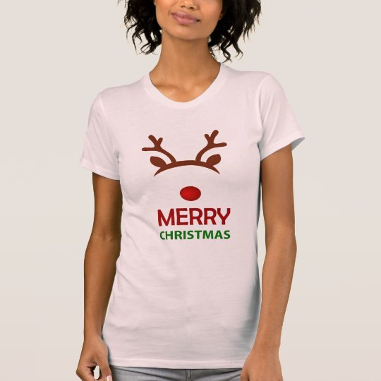 Amerikanischer T - Shirt der Ren-Frauen Kleider