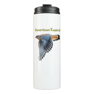 Amerikanischer Turmfalke Thermobecher Thermosbecher