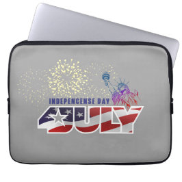 Amerikanischer Unabhängigkeitstag | 13" Laptopschutzhülle