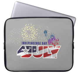 Amerikanischer Unabhängigkeitstag | 15" Laptopschutzhülle