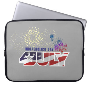 Amerikanischer Unabhängigkeitstag   15" Laptopschutzhülle