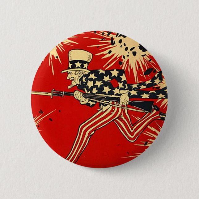Amerikanischer Unabhängigkeitstag Button (Vorderseite)