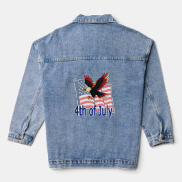 Amerikanischer Unabhängigkeitstag Jeansjacke