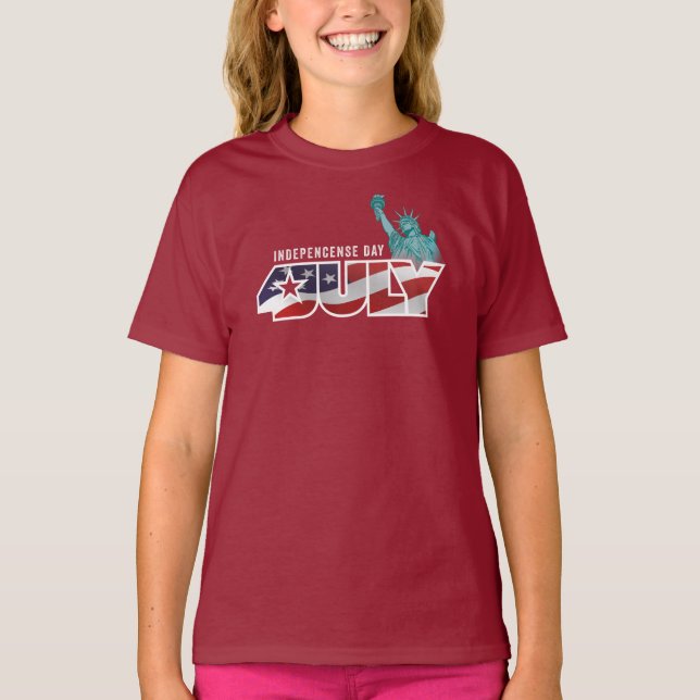 Amerikanischer Unabhängigkeitstag | Kinder T-Shirt (Vorderseite)
