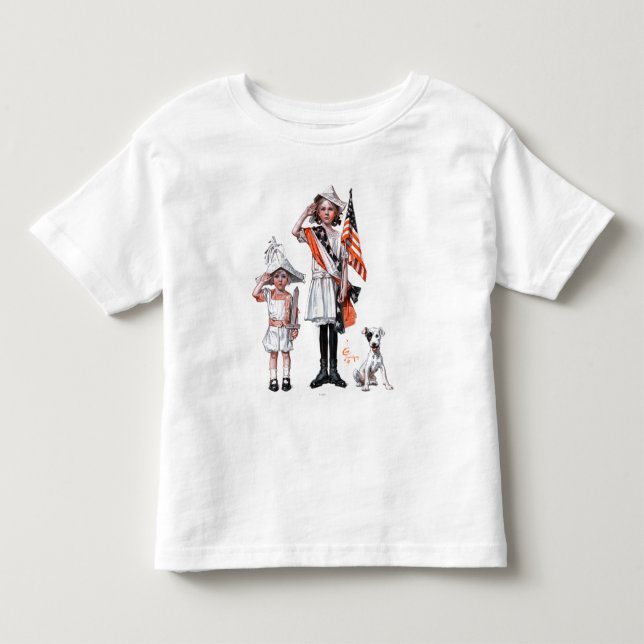 Amerikanischer Unabhängigkeitstag Kleinkind T-shirt (Vorderseite)