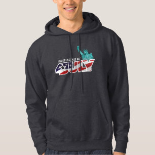 Amerikanischer Unabhängigkeitstag   Männer Hoodie