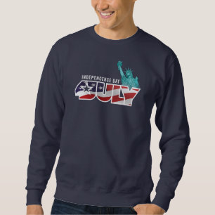 Amerikanischer Unabhängigkeitstag   Männer Sweatshirt