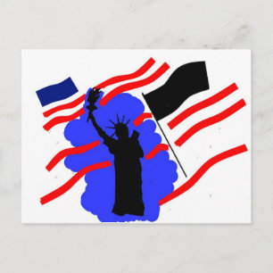 Amerikanischer Unabhängigkeitstag Postkarte