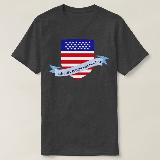 Amerikanischer Unabhängigkeitstag T-Shirt (Design vorne)
