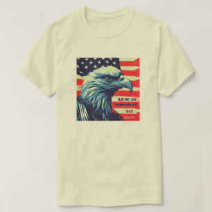 Amerikanischer Unabhängigkeitstag Weißkopfseeadler T-Shirt