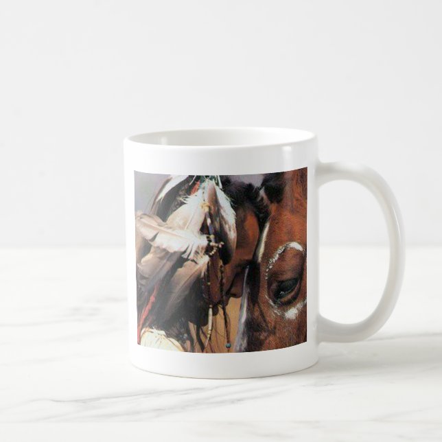 AMERIKANISCHER UREINWOHNER KAFFEETASSE (Rechts)