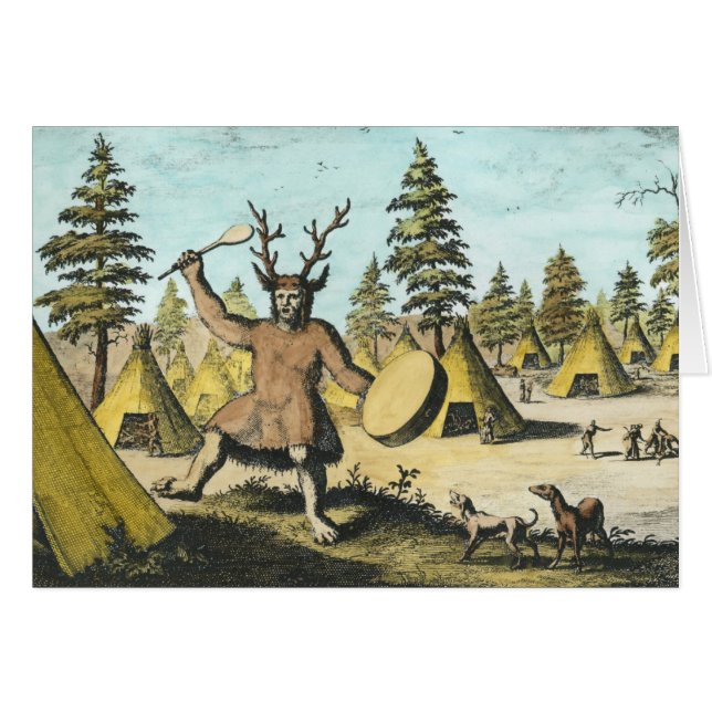 Amerikanischer UreinwohnerShaman (Vorderseite (Horizontal))