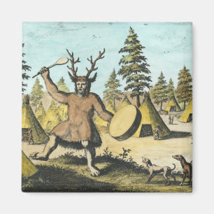 Amerikanischer UreinwohnerShaman Magnet