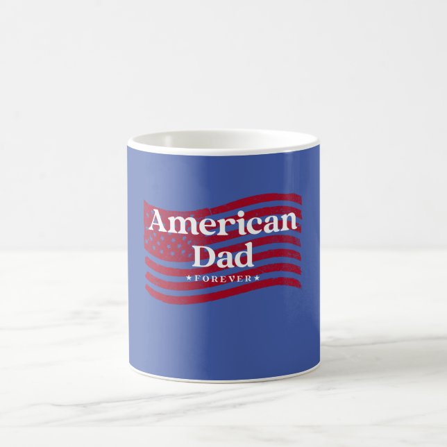 amerikanischer Vater Kaffeetasse (Mittel)
