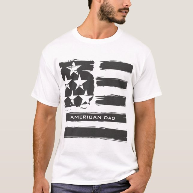amerikanischer Vater T-Shirt (Vorderseite)