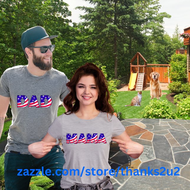 amerikanischer Vater T-Shirt (Von Creator hochgeladen)