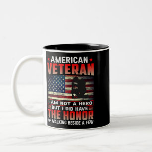 Amerikanischer Veteran Die Ehre 38 Zweifarbige Tasse